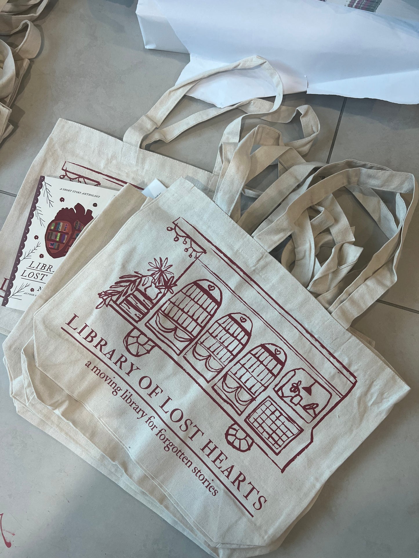 Library of Lost Hearts Tote Bag